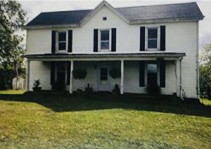 Farmhouse white siding